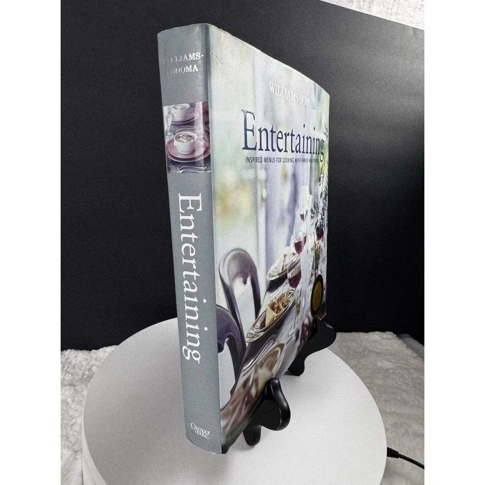Williams-Sonoma Entertaining Hardcover Book Home Decor Collection‎ VTG Display